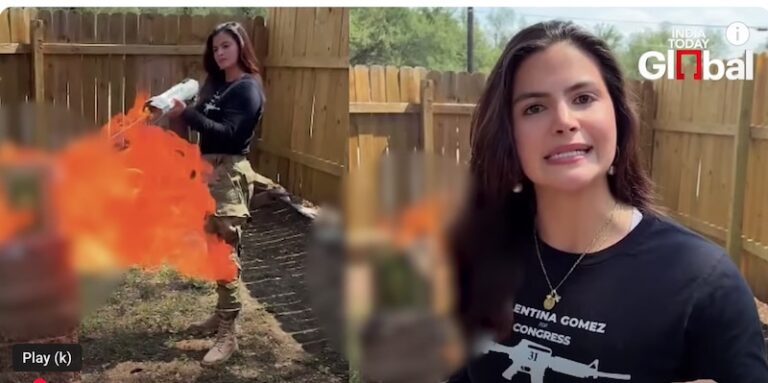 לא לוקחת שבויים: המתמודדת הרפובליקנית לקונגרס שרפה ספר קוראן באמצעות להביור. צפו בסרטון