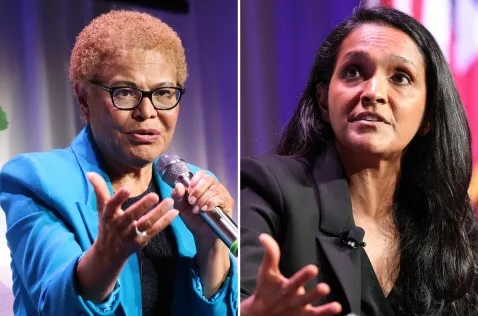 פרשנות: מי ניצח בעימות הטלוויזיוני האחרון בין קארן באס לנתיה ראמן על ראשות עיריית לוס אנג'לס