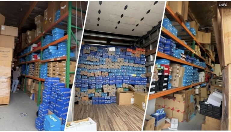 נעליים בשווי מיליון דולר: מותגי העל שנגנבו מרכבות ונמכרו אונליין נמצאו בפשיטה על מחסן במערב הוואלי
